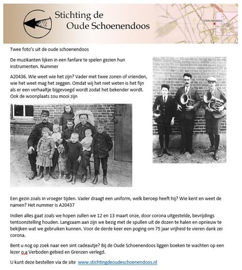 Oude schoenendoos