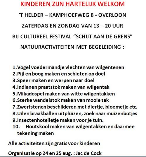 Cultureel Festival "Schijt aan de grens"