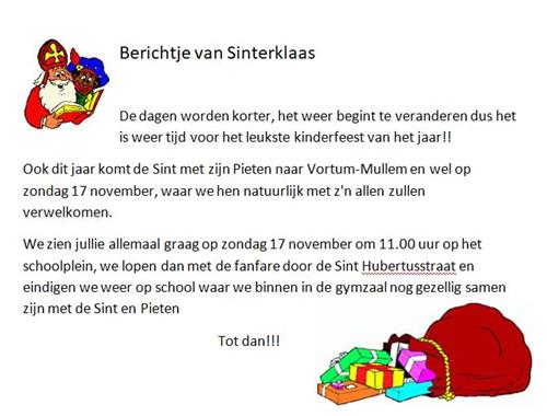Sinterklaas in Vortum-Mullem