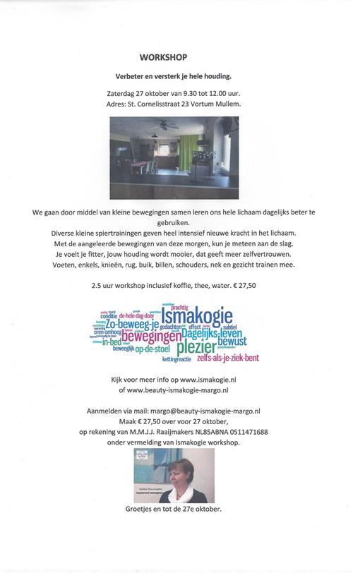 Workshop Ismakogie