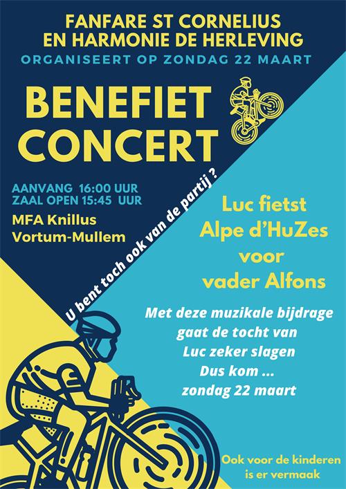 Benefietconcert Zondag 22 Maart 16:00 uur